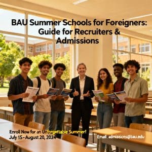 Bahçeşehir University summer schools for foreigners