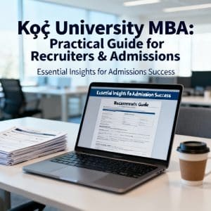 Koç University MBA admission requirements