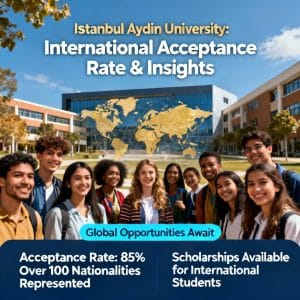 Istanbul Aydın University acceptance rate for international students