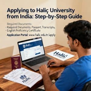 Haliç University how to apply from India for foreigners