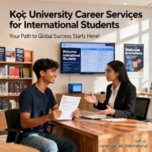 Koç University career services explained for international students