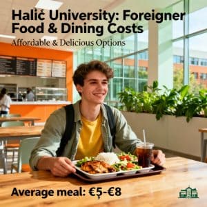 Haliç University food and dining costs for foreigners