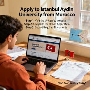 Istanbul Aydın University how to apply from Morocco