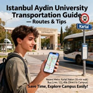 Istanbul Aydın University transportation guide