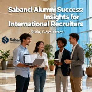 Sabancı University international alumni success