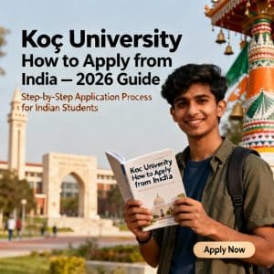 Koç University how to apply from India 2026 guide