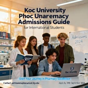 Koç University pharmacy admission guide for international students