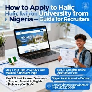 Haliç University how to apply from Nigeria for foreigners