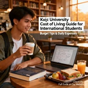 Koç University cost of living for students for international students