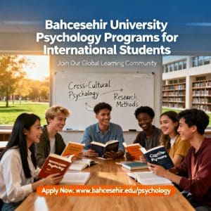 Bahçeşehir University psychology programs for international students