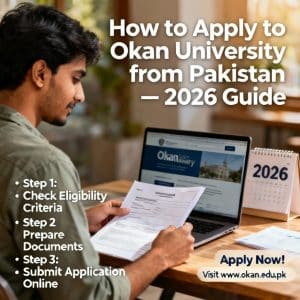 Okan University how to apply from Pakistan 2026 guide