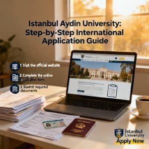 Istanbul Aydın University application process step by step for international students
