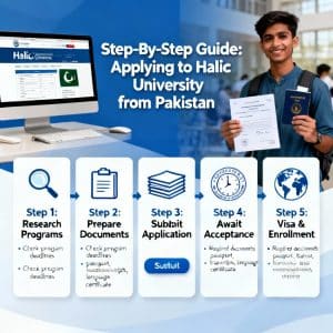 Haliç University how to apply from Pakistan