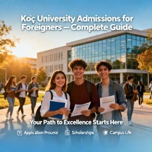 Koç University admission requirements for foreigners