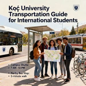 Koç University transportation guide for international students