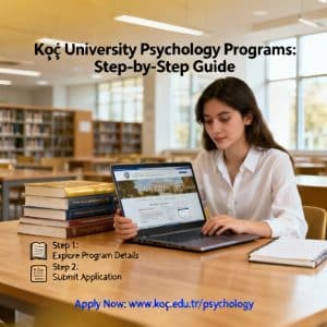 Koç University psychology programs step by step
