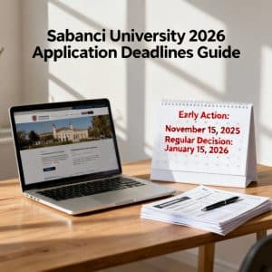 Sabancı University application deadlines 2026 guide
