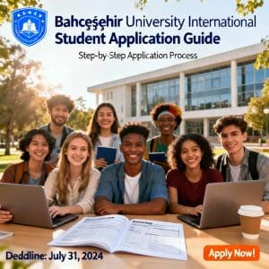 Bahçeşehir University application process step by step for international students