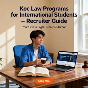 Koç University law programs for international students