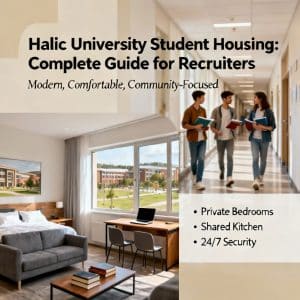 Haliç University student housing for foreigners