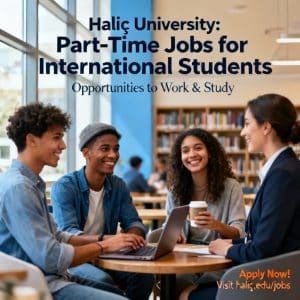 Haliç University part-time jobs for students for foreigners