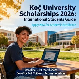 Koç University scholarships for international students 2026 guide