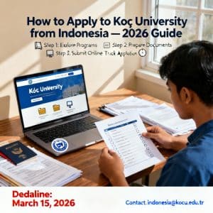 Koç University how to apply from Indonesia 2026 guide