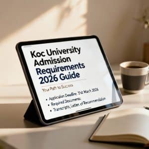 Koç University admission requirements 2026 guide