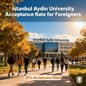 Istanbul Aydın University acceptance rate for foreigners