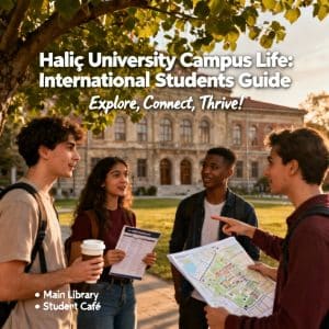 Haliç University campus life overview for foreigners