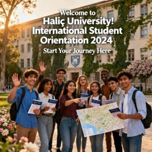 Haliç University orientation for new students for international students