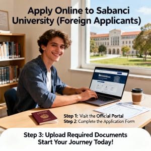 Sabancı University how to apply online for foreigners