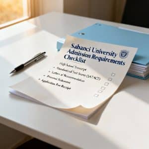 Sabancı University admission requirements complete checklist