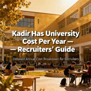 Kadir Has University cost of study per year