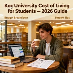 Koç University cost of living for students 2026 guide