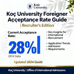 Koç University acceptance rate for foreigners