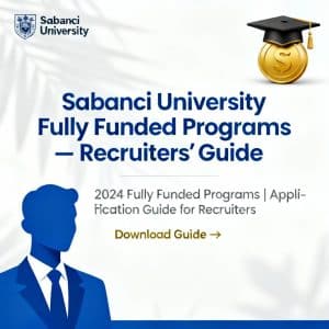 Sabancı University fully funded programs