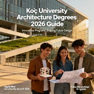 Koç University architecture degrees 2026 guide