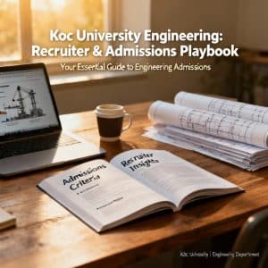 Koç University engineering programs expert tips