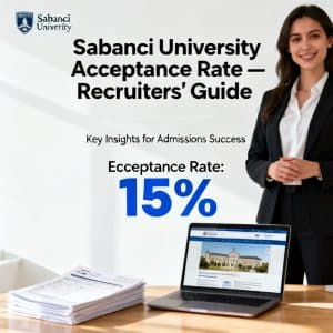 Sabancı University acceptance rate in English