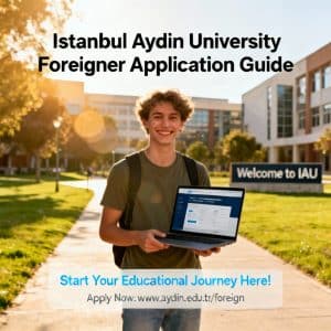 Istanbul Aydın University application process step by step for foreigners