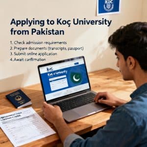 Koç University how to apply from Pakistan for international students