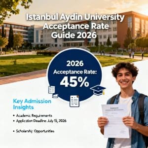 Istanbul Aydın University acceptance rate 2026 guide