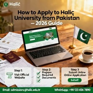 Haliç University how to apply from Pakistan 2026 guide
