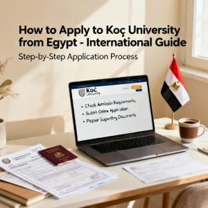 Koç University how to apply from Egypt for foreigners