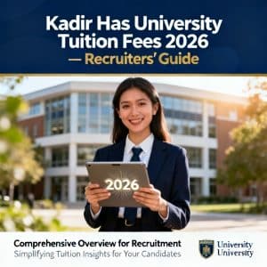 Kadir Has University tuition fees 2026
