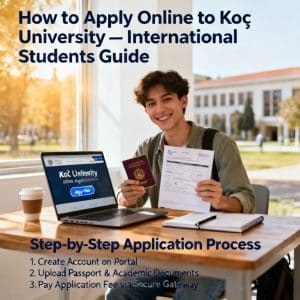 Koç University how to apply online for international students