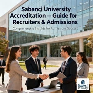 Sabancı University international accreditation