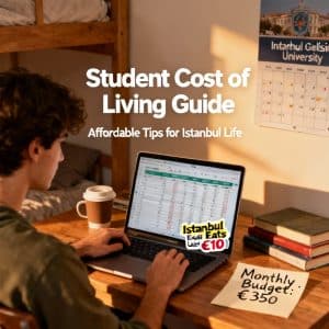 Istanbul Gelişim University cost of living for students