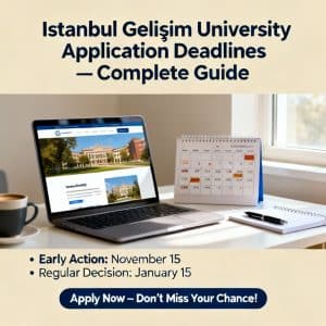 Istanbul Gelişim University application deadlines